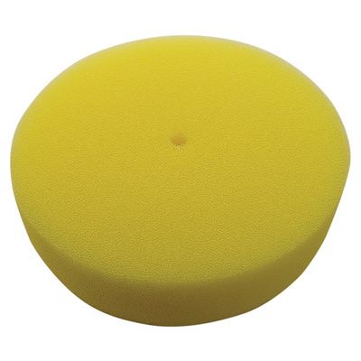 Car Candy 3"X1" MEDIUM CUT YELLOW FOAM BUFF PAD 330G-2 PK