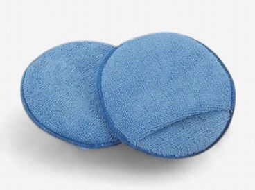 Car Candy WAX APPLICATOR- Round Microfiber Pocket Wax Applicator - EACH
