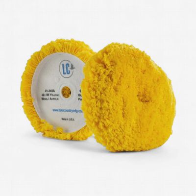 Spectrum Color 6" Yellow Polishing Pad