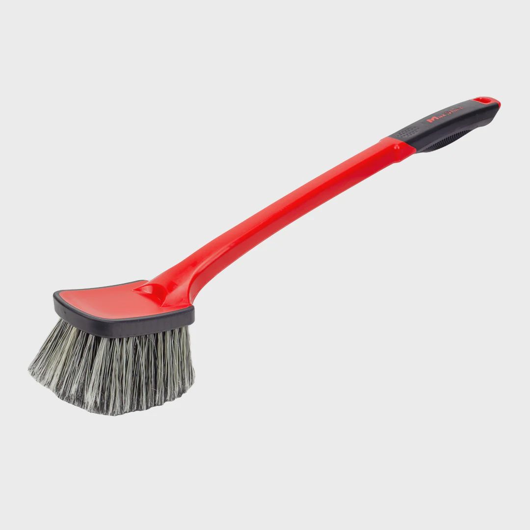 Maxshine Soft Grip Medium Duty Brush with Long Handle