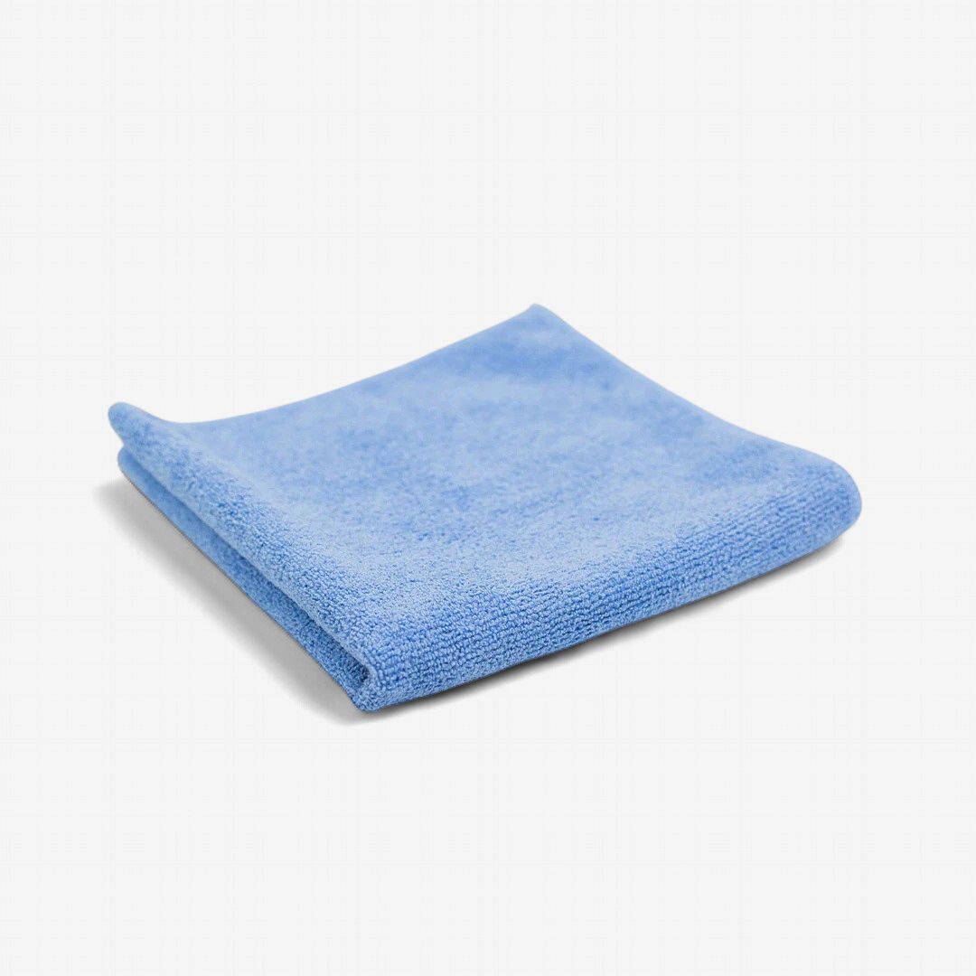 Maxshine 380GSM 16"x16" Premium Multipurpose Microfiber Cleaning Towel - Blue [Pack of 50]