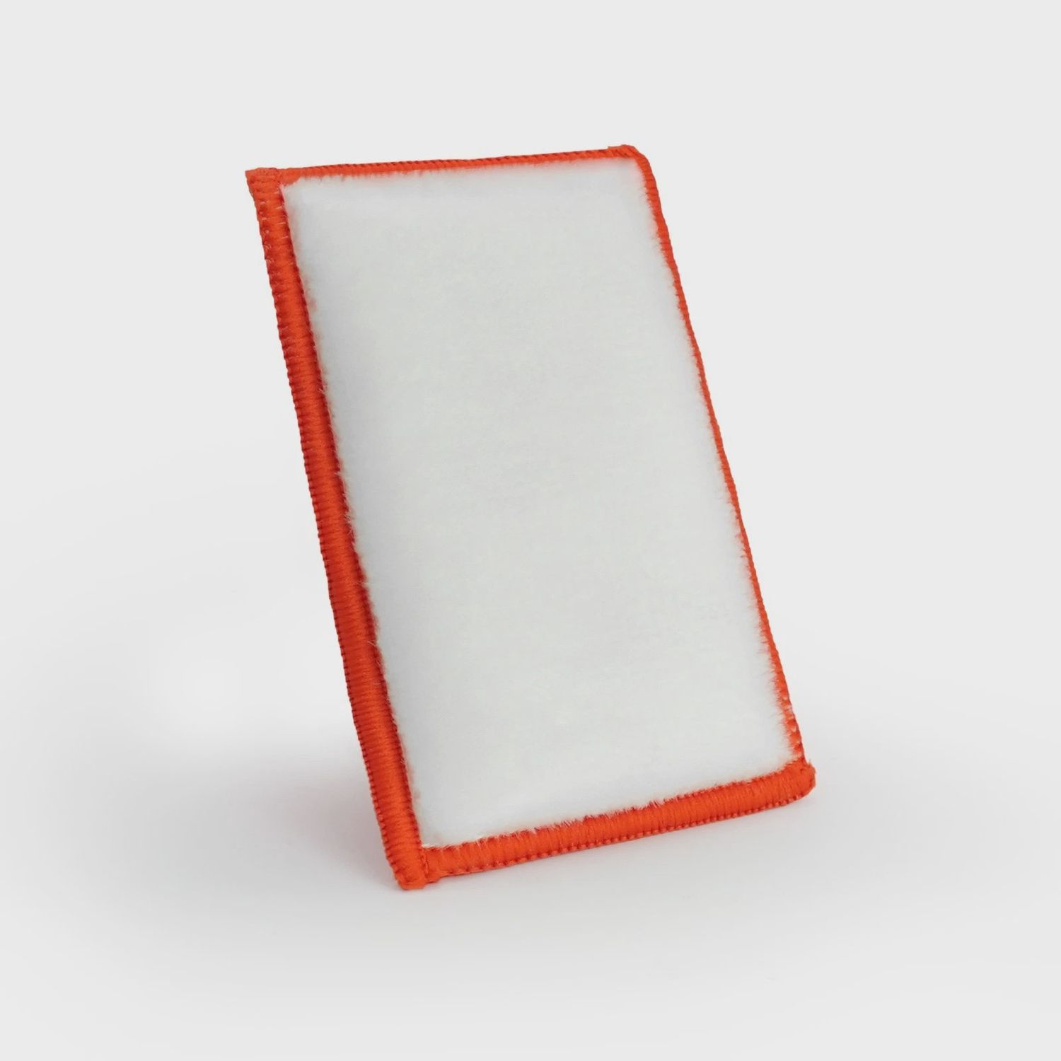 Scrub Pad- Orange/White