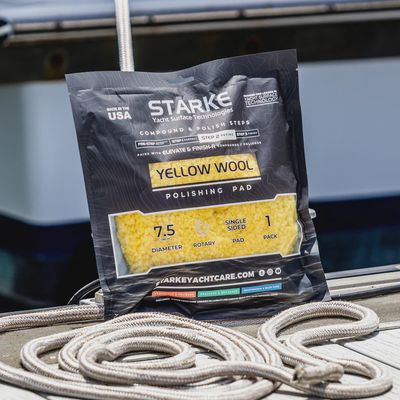 Starke Single Sided Step 2 Yellow Wool Polishing Pad