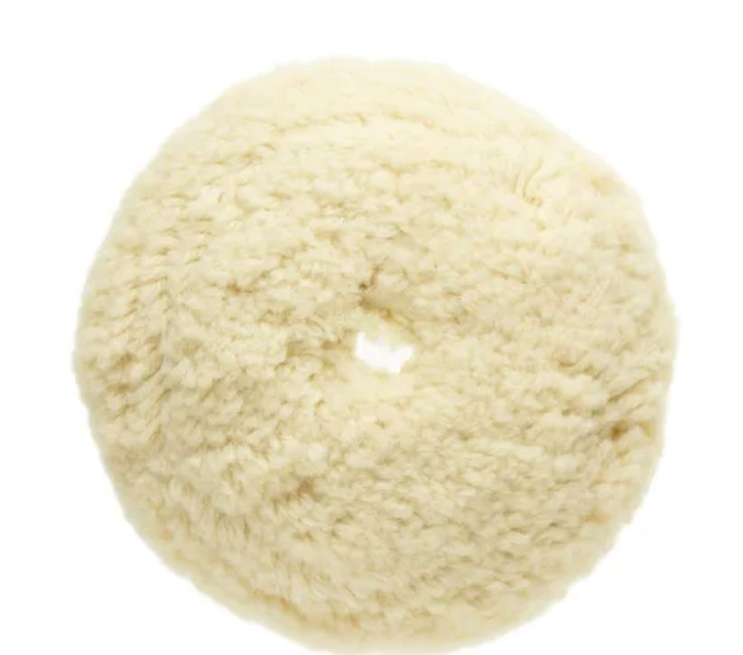 3" Twisted White Wool Polishing Pad