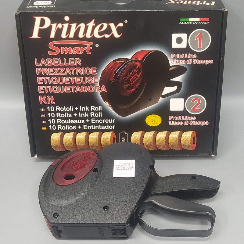 Prezzatrice a 6 cifre per etichette 26x12 mm Prezzatrice a 6 cifre per etichette 26x12 mm