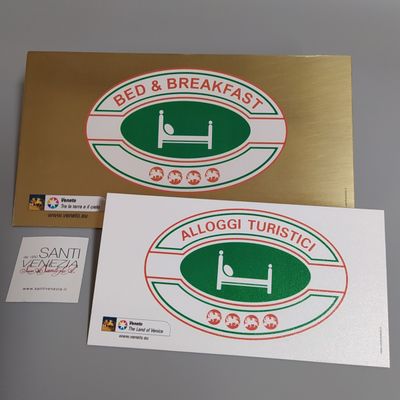 Targhe in Ottone Regione Veneto ricettività con Leoni Targhe in Ottone Regione Veneto ricettività con Leoni