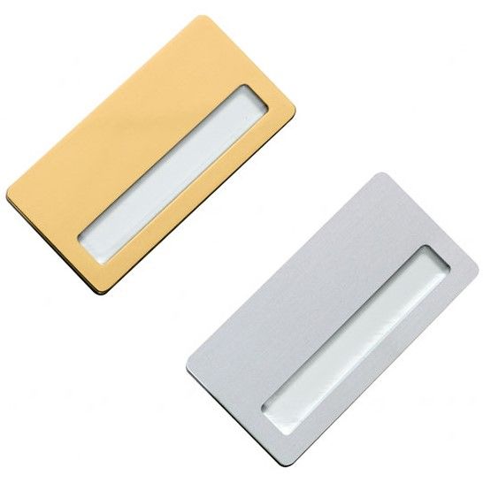 Targhette badges in ottone lucido Targhette badges in ottone lucido