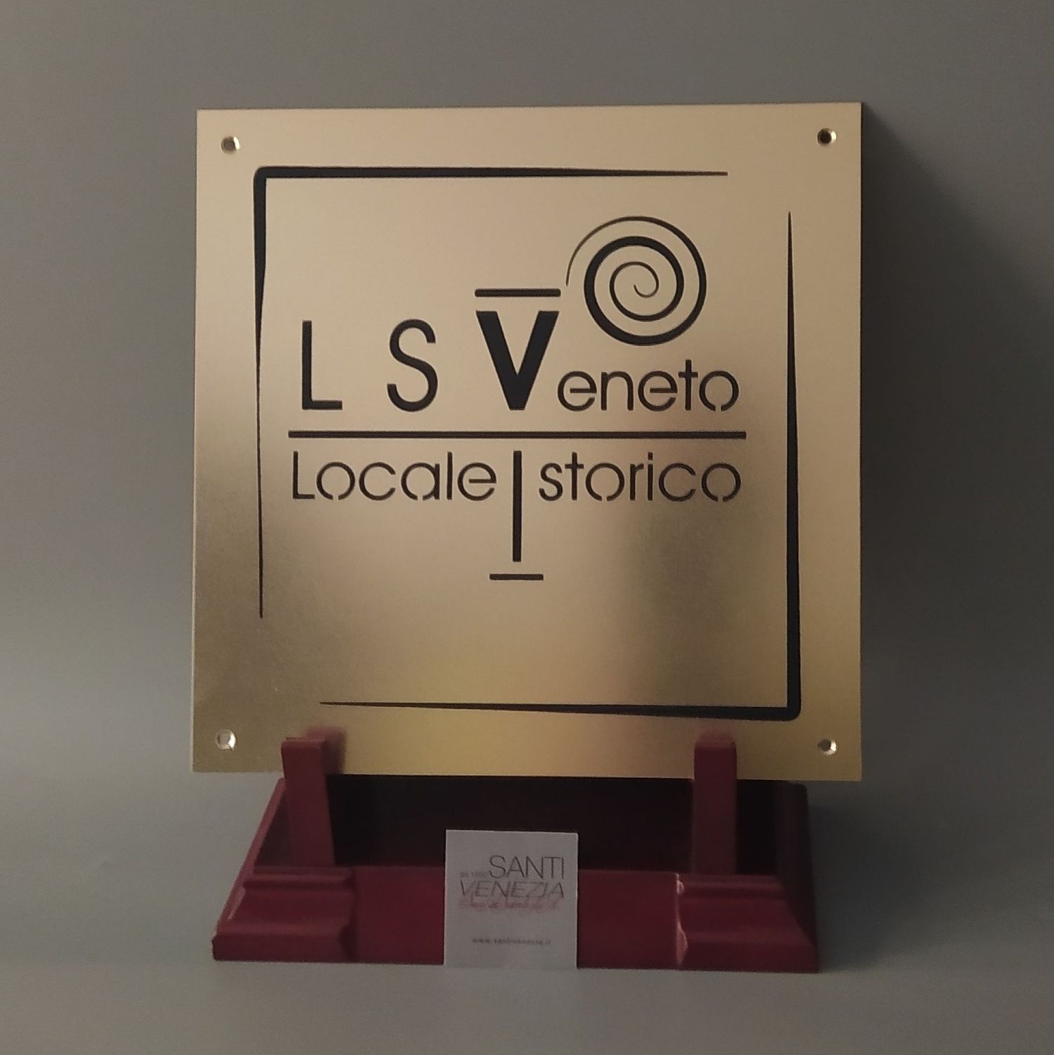 Targhe LSV Locale Storico Veneto, Finitura: OPACA