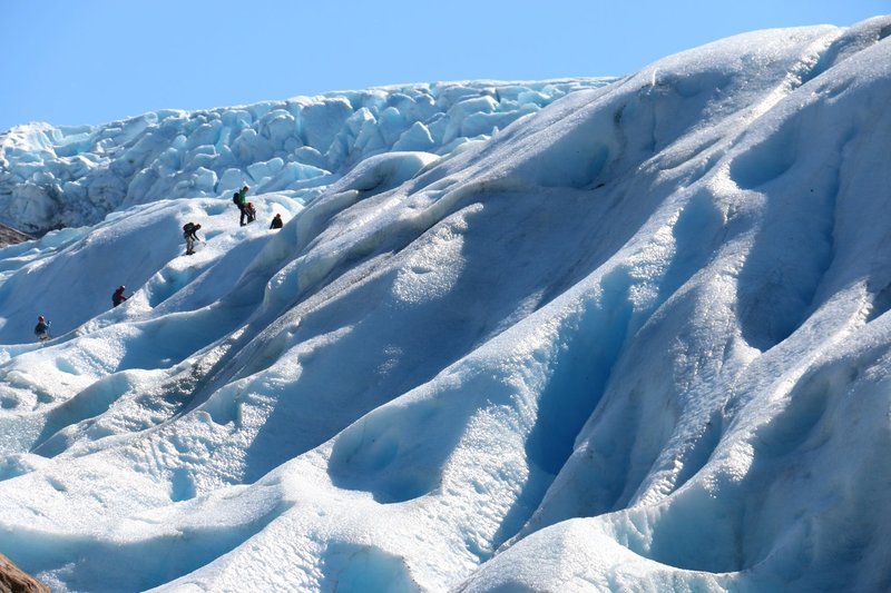 Glacier hike on Svartisen