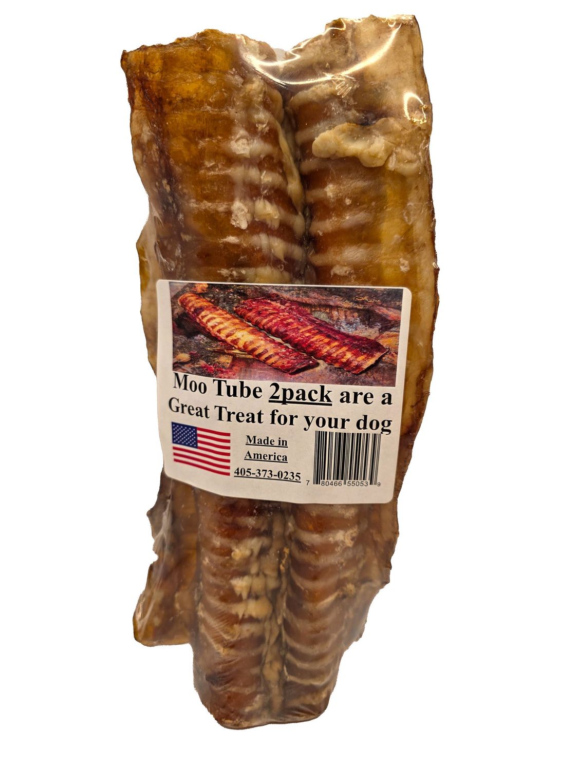Pet Deli Moo Tube Pieces Bagged Dog Chew