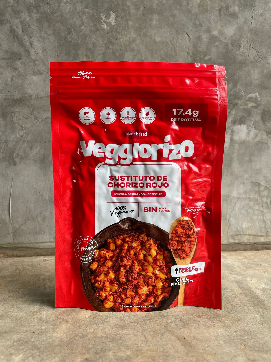 Chorizo vegano Rojo
