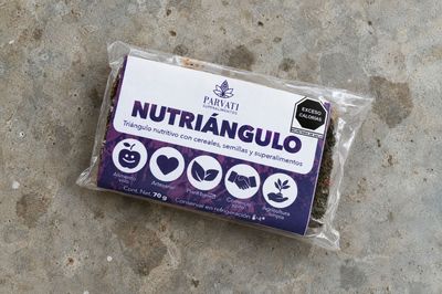 Barrita de semillas y spirulina