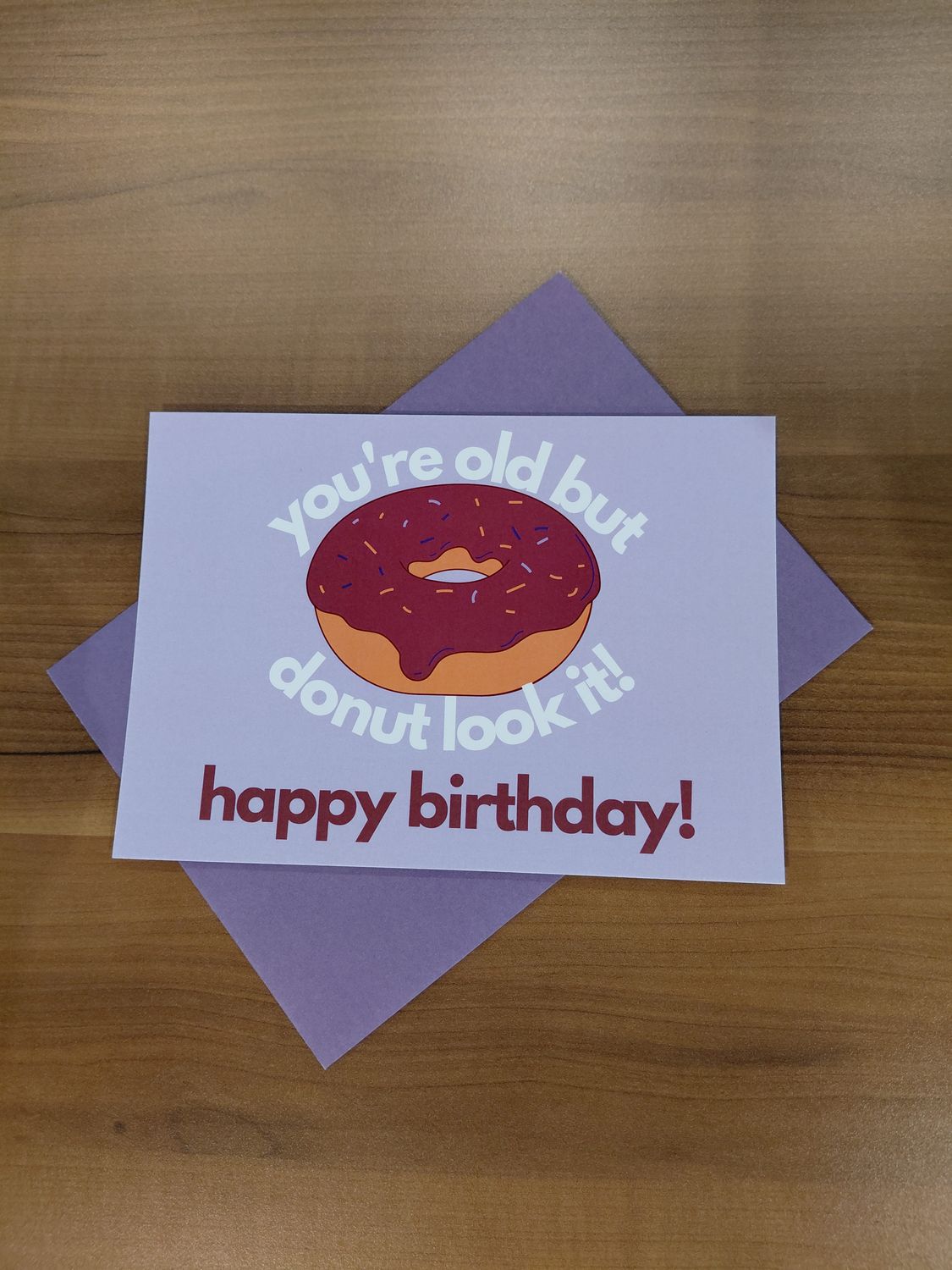 BIRTHDAY CARD - DONUT