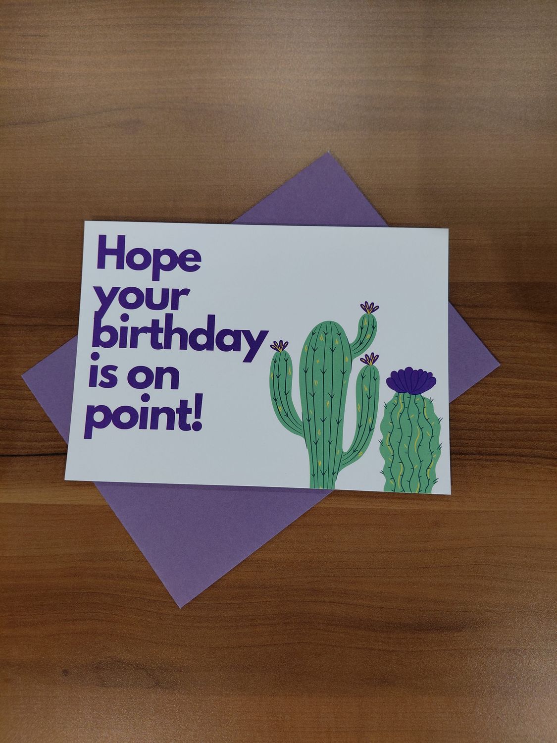 BIRTHDAY CARD - CACTUS