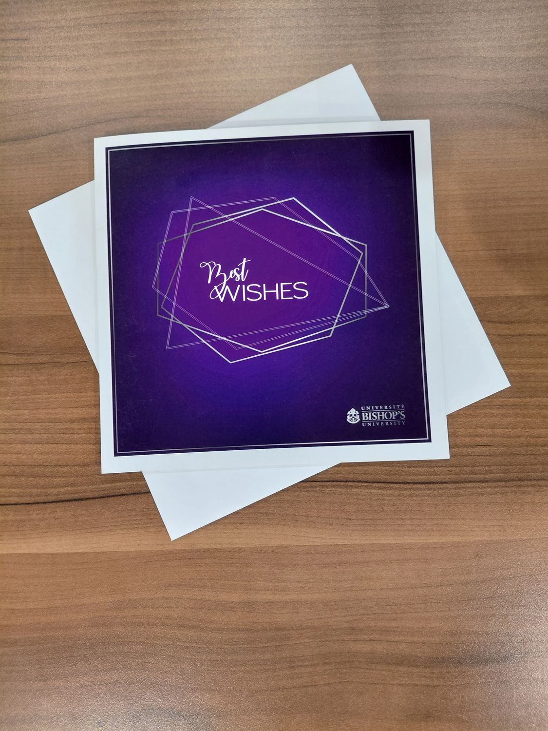 BISHOP'S UNIVERSITY BEST WISHES CARD