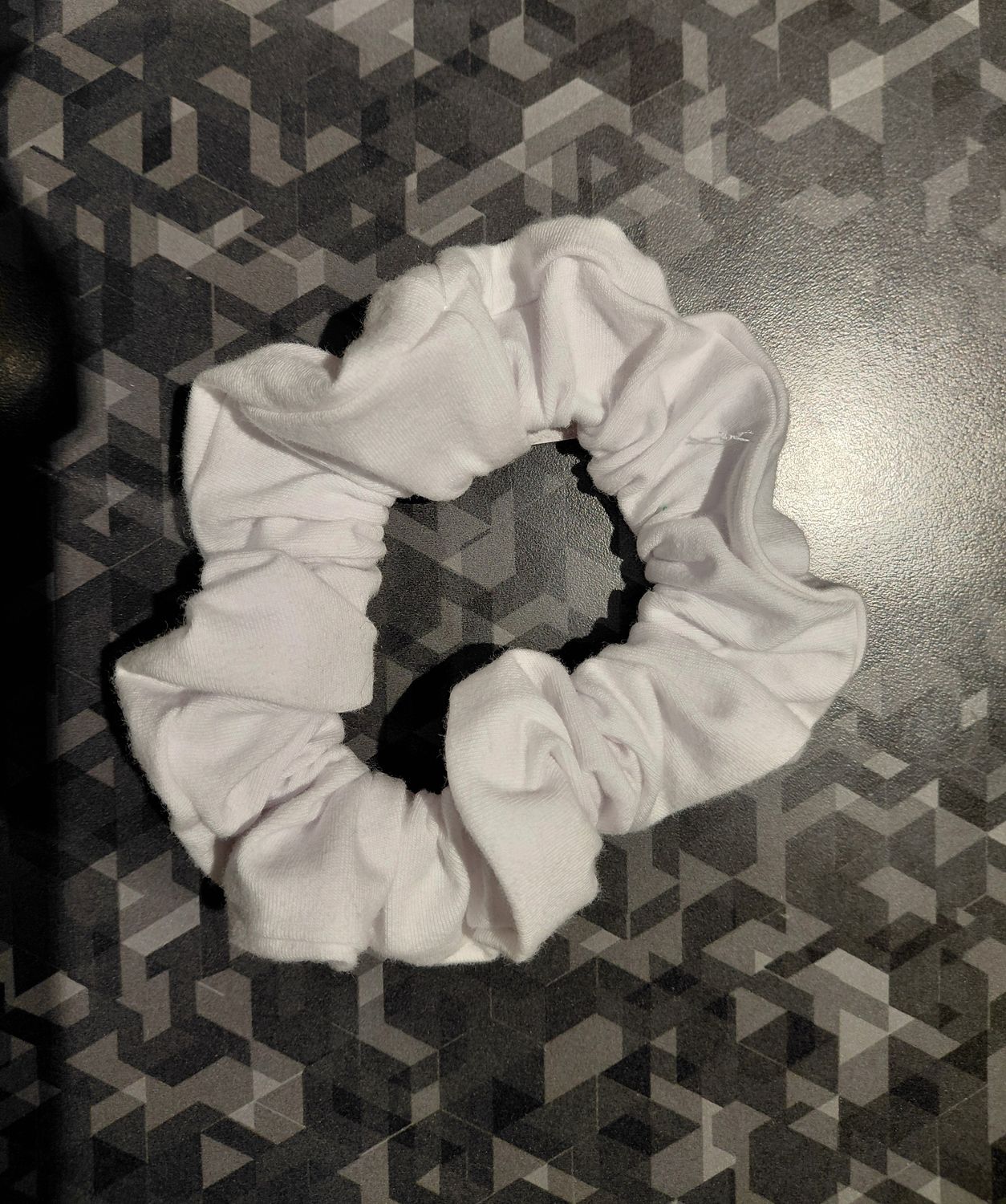 BISHOP'S SCRUNCHIE WHITE
