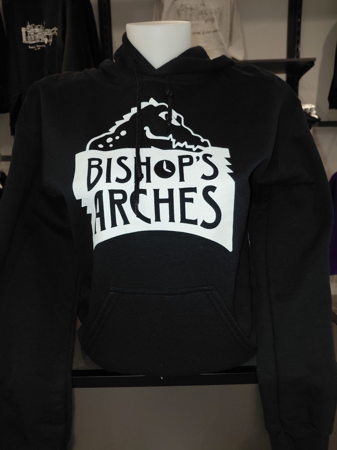 BISHOP'S ARCHES BLACK HOODIE