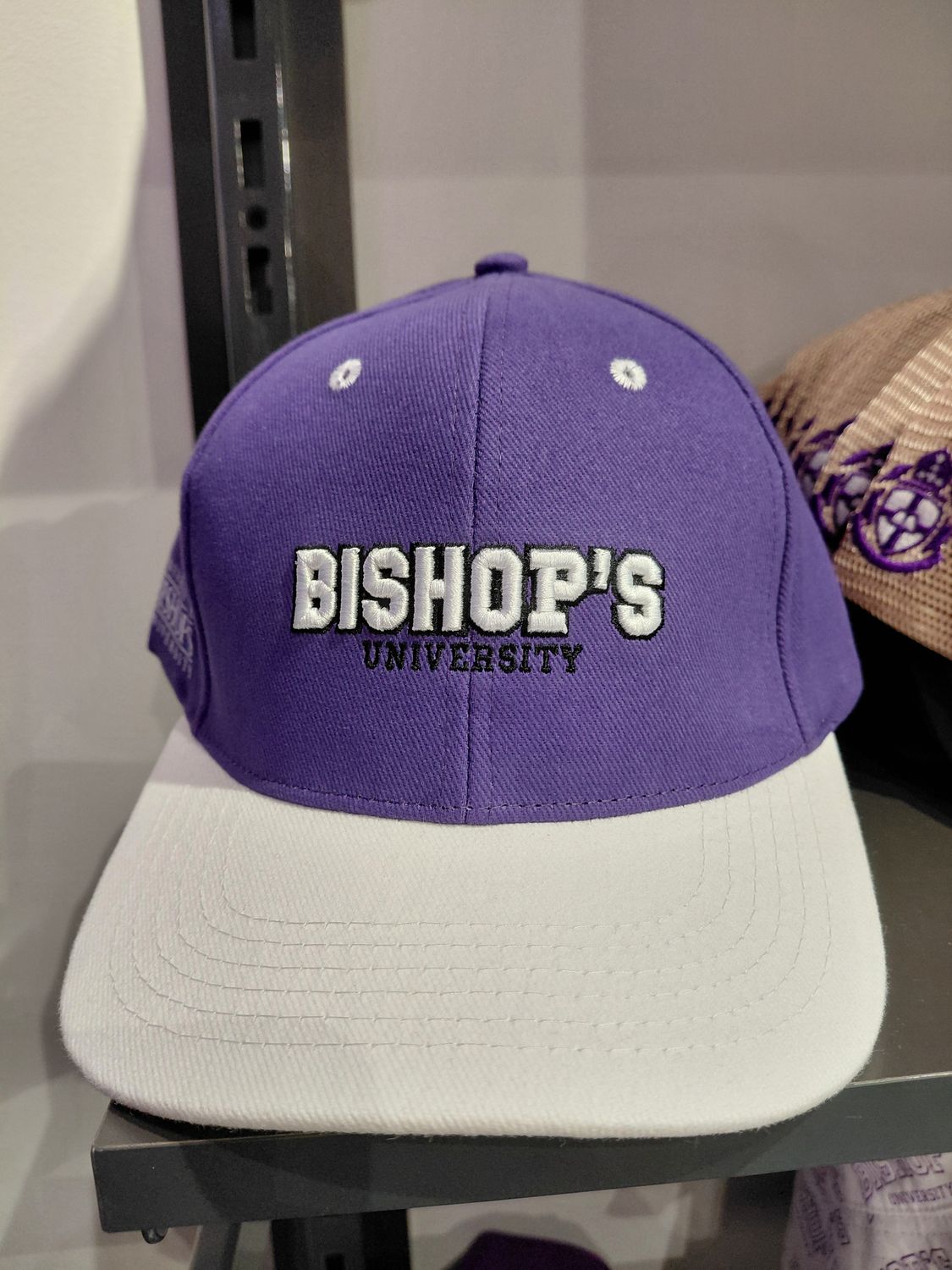 BISHOP'S BRUSHED HEAVY COTTON PURPLE CAP
