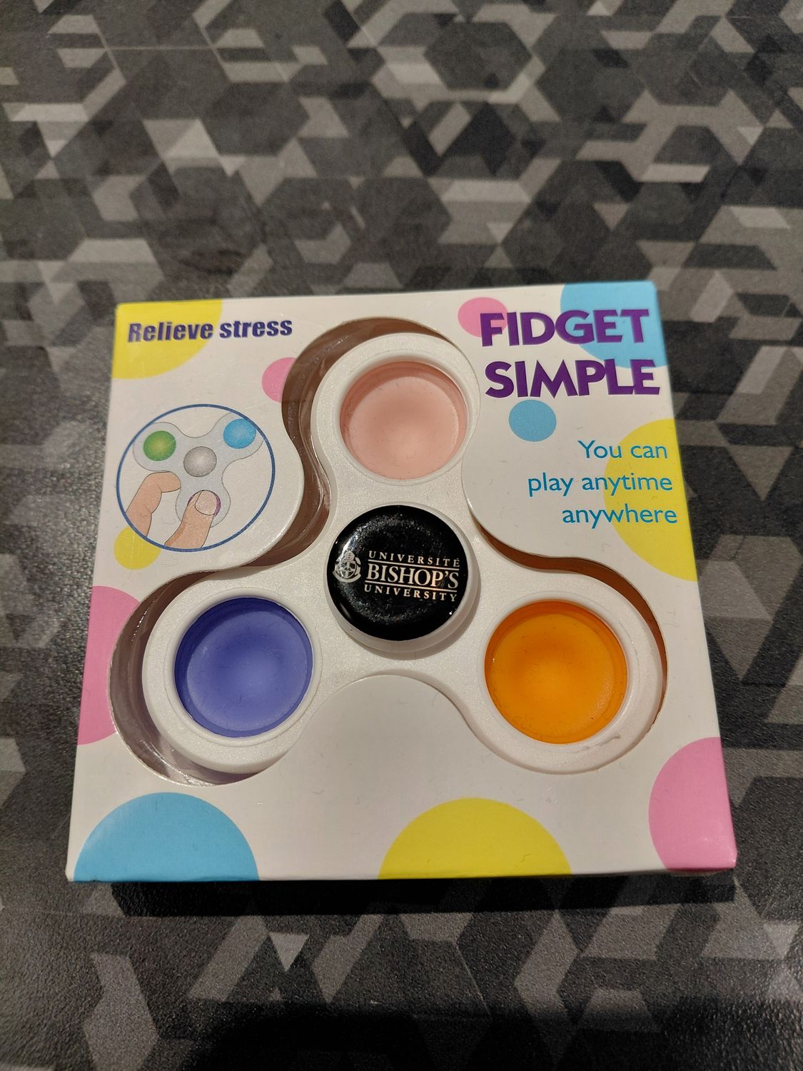 BISHOP'S FIDGET POP SPINNER