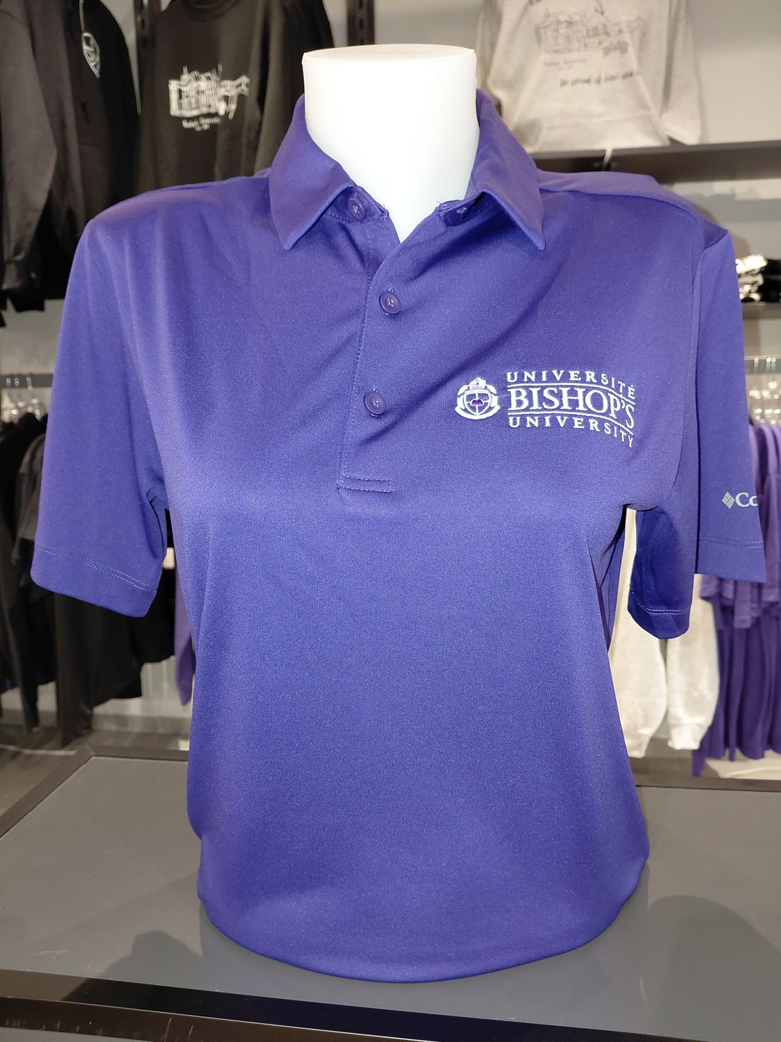 PURPLE BISHOP'S DRIVE POLO
