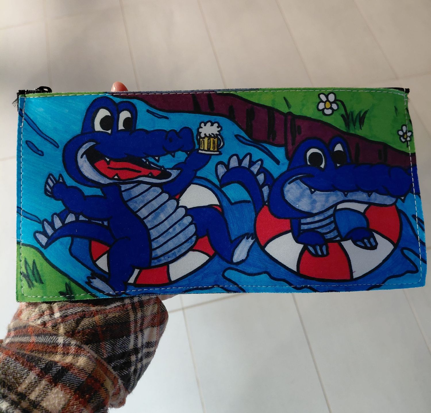 BISHOP'S PENCIL CASE RIVER DESIGN