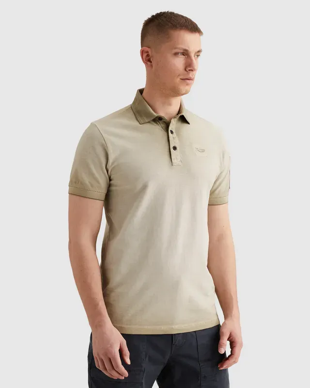 PME Legend Polo van piqué met flight pocket