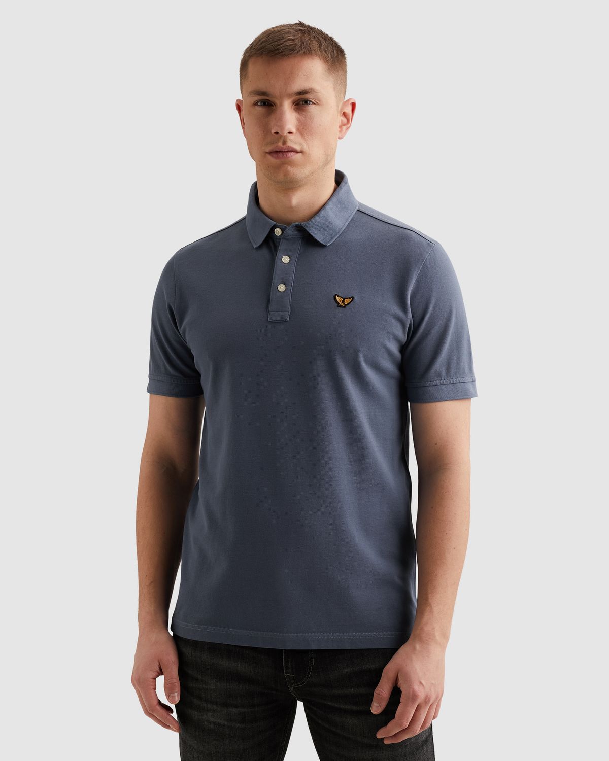 PME Legend Polo met garment-dye wassing PPSS2602850-5052