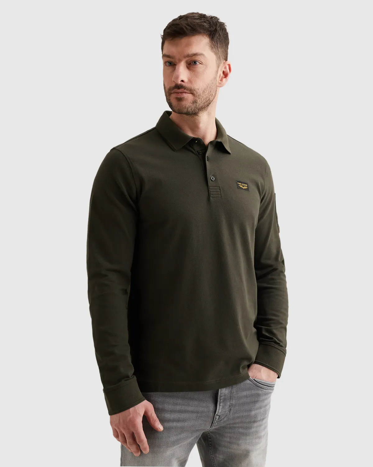 PME Legend American Classic polo met lange mouwen
