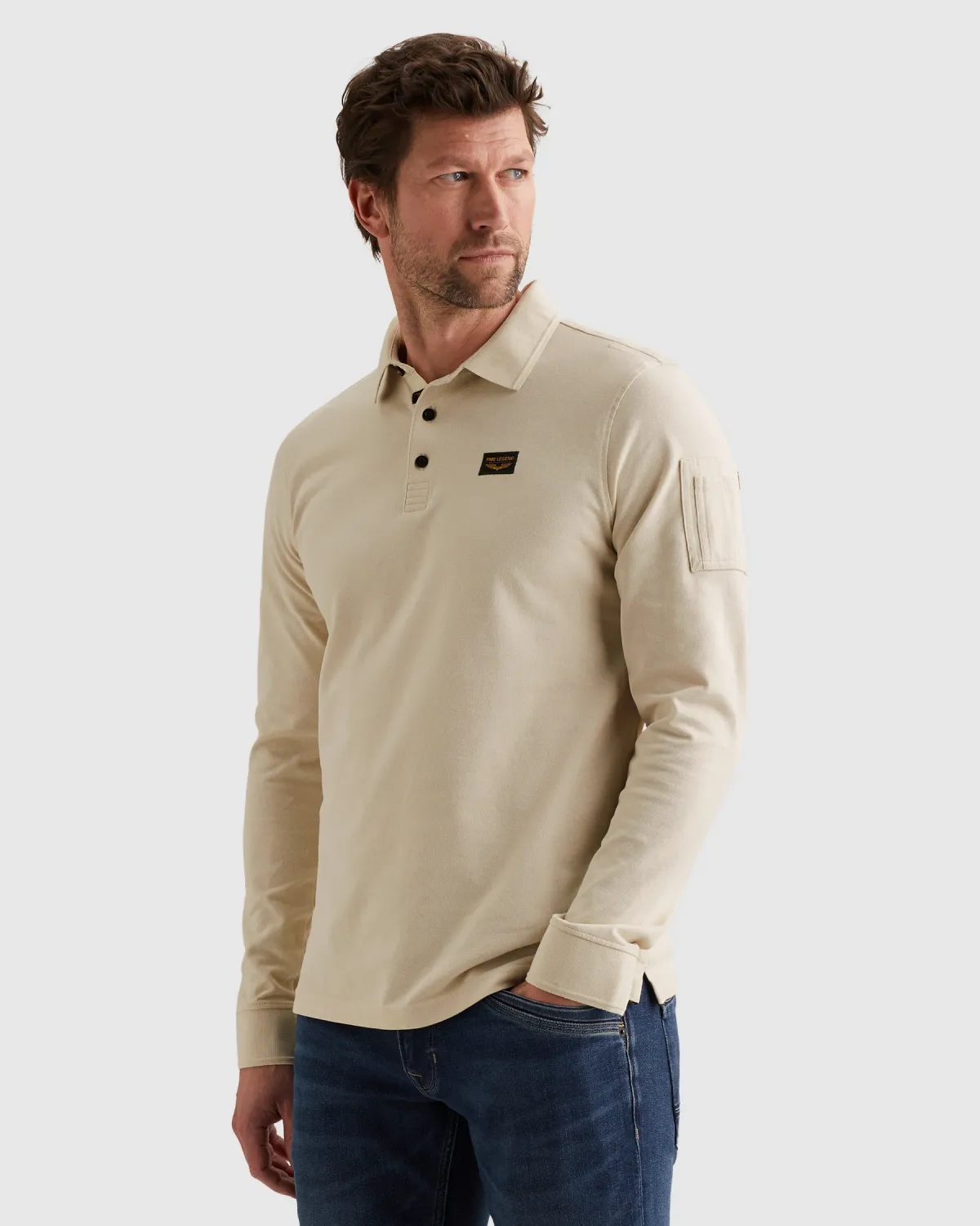 PME Legend American Classic polo met lange mouwen