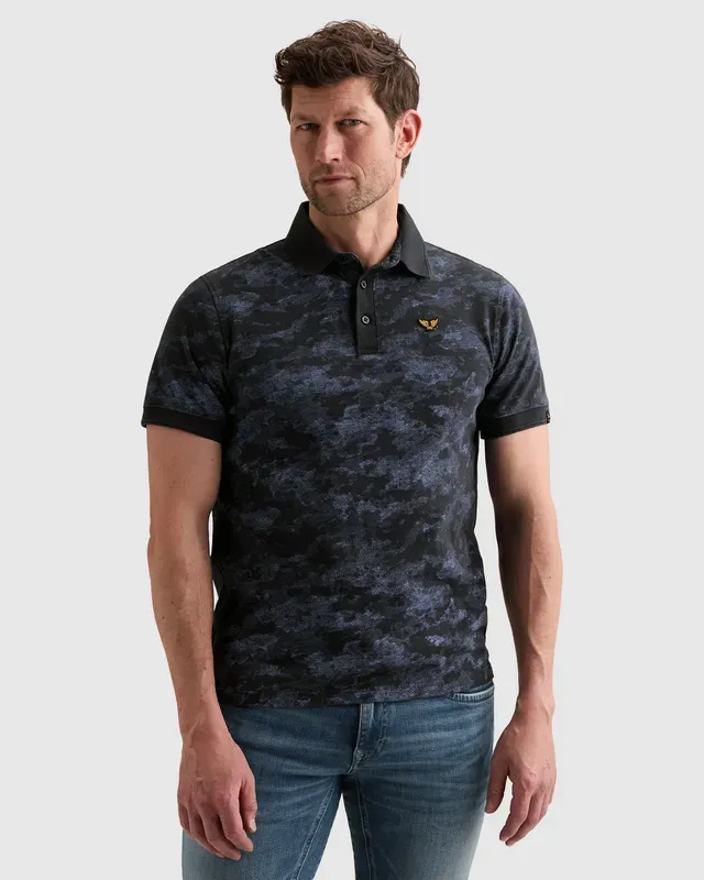 PME Legend Polo van slub jersey