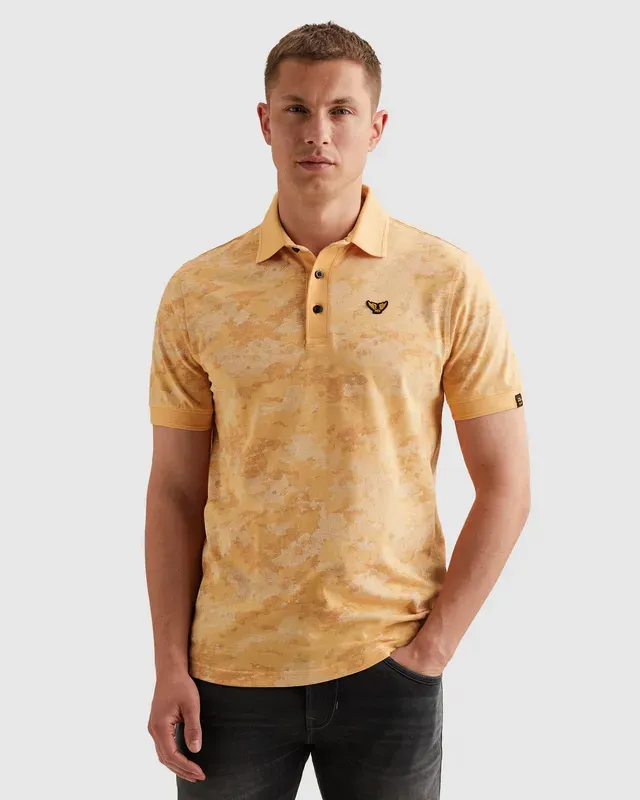 PME Legend Polo van slub jersey