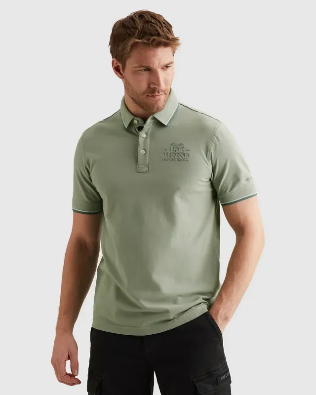 PME Legend Polo van piqué met artwork
