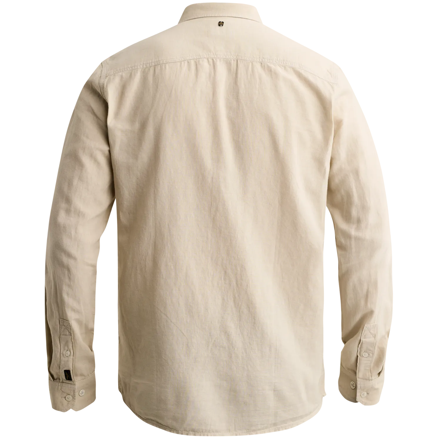 PME Legend Overhemd van een katoen/linnenblend garment-dye wassing