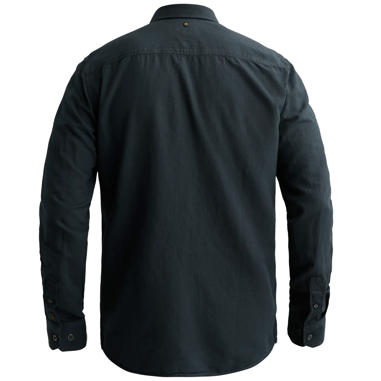 PME Legend Overhemd van een katoen/linnenblend garment-dye wassing