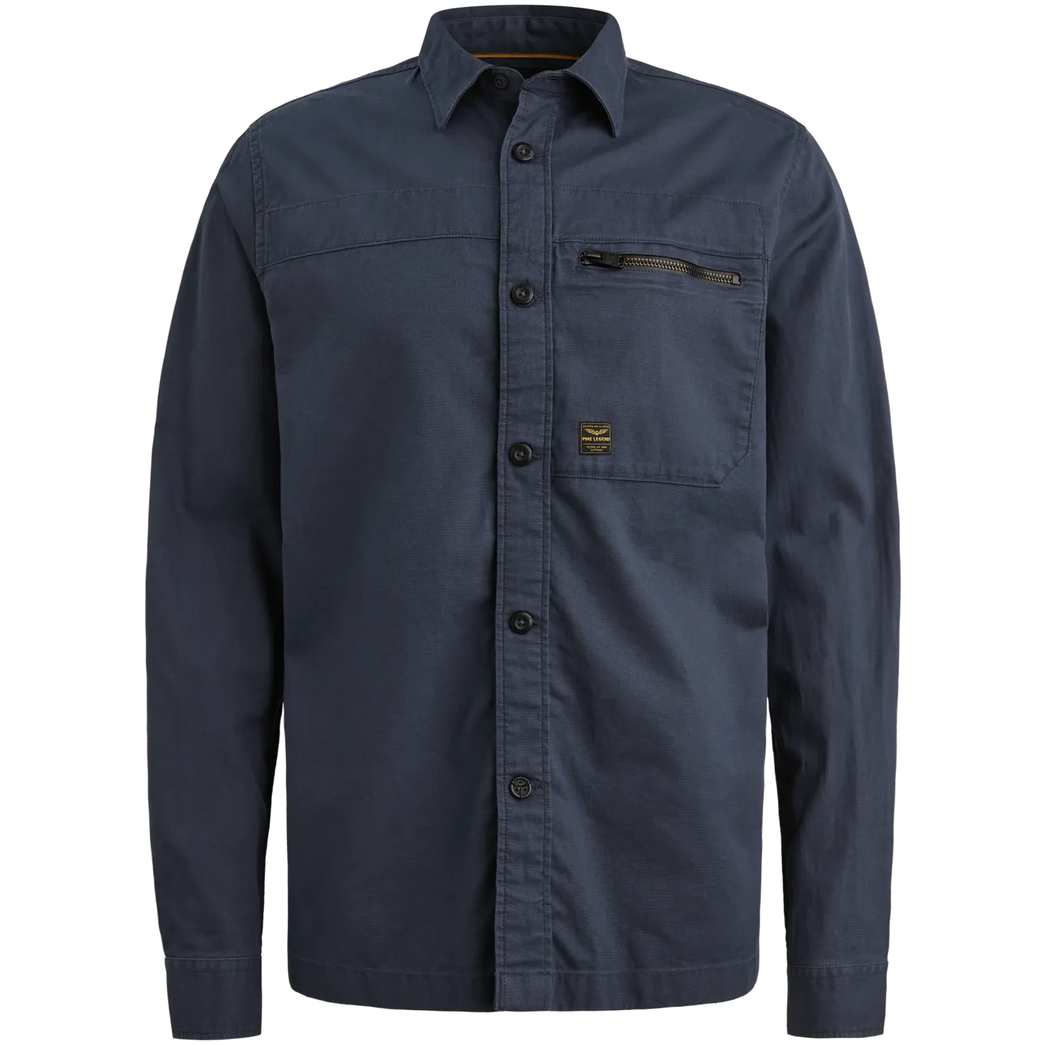 PME Legend Shirt jacket met knoopsluiting en borstzak