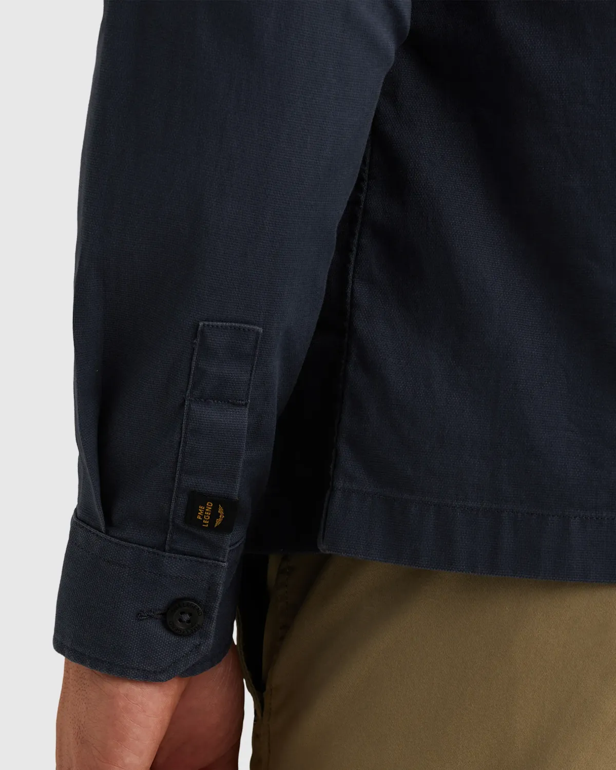 PME Legend Shirt jacket met knoopsluiting en borstzak