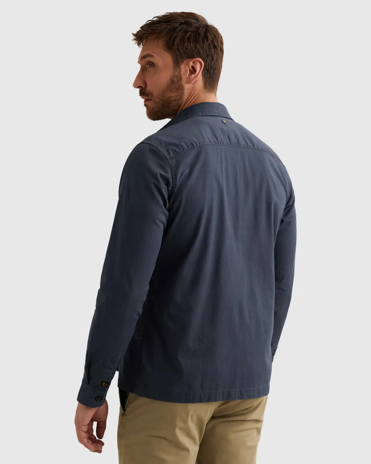 PME Legend Shirt jacket met knoopsluiting en borstzak
