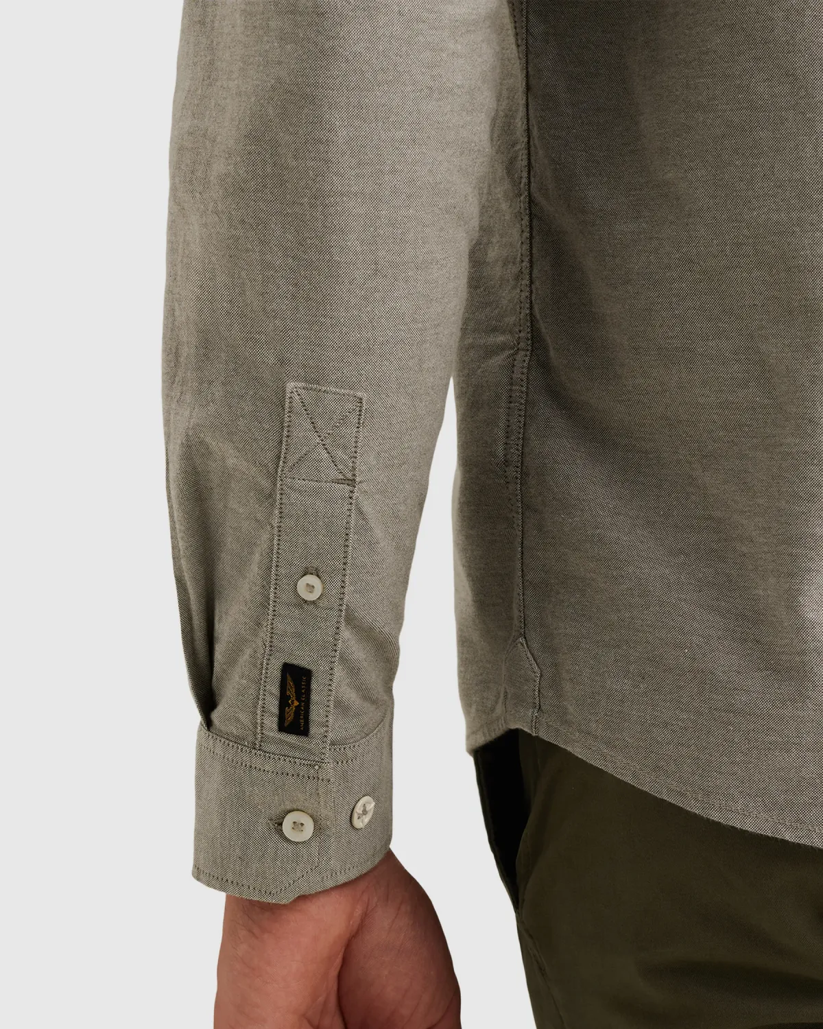 PME Legend Oxford overhemd met borstzak en button down kraag