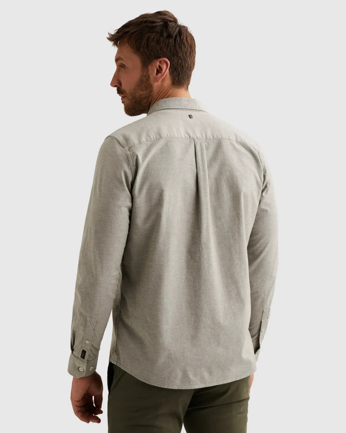 PME Legend Oxford overhemd met borstzak en button down kraag