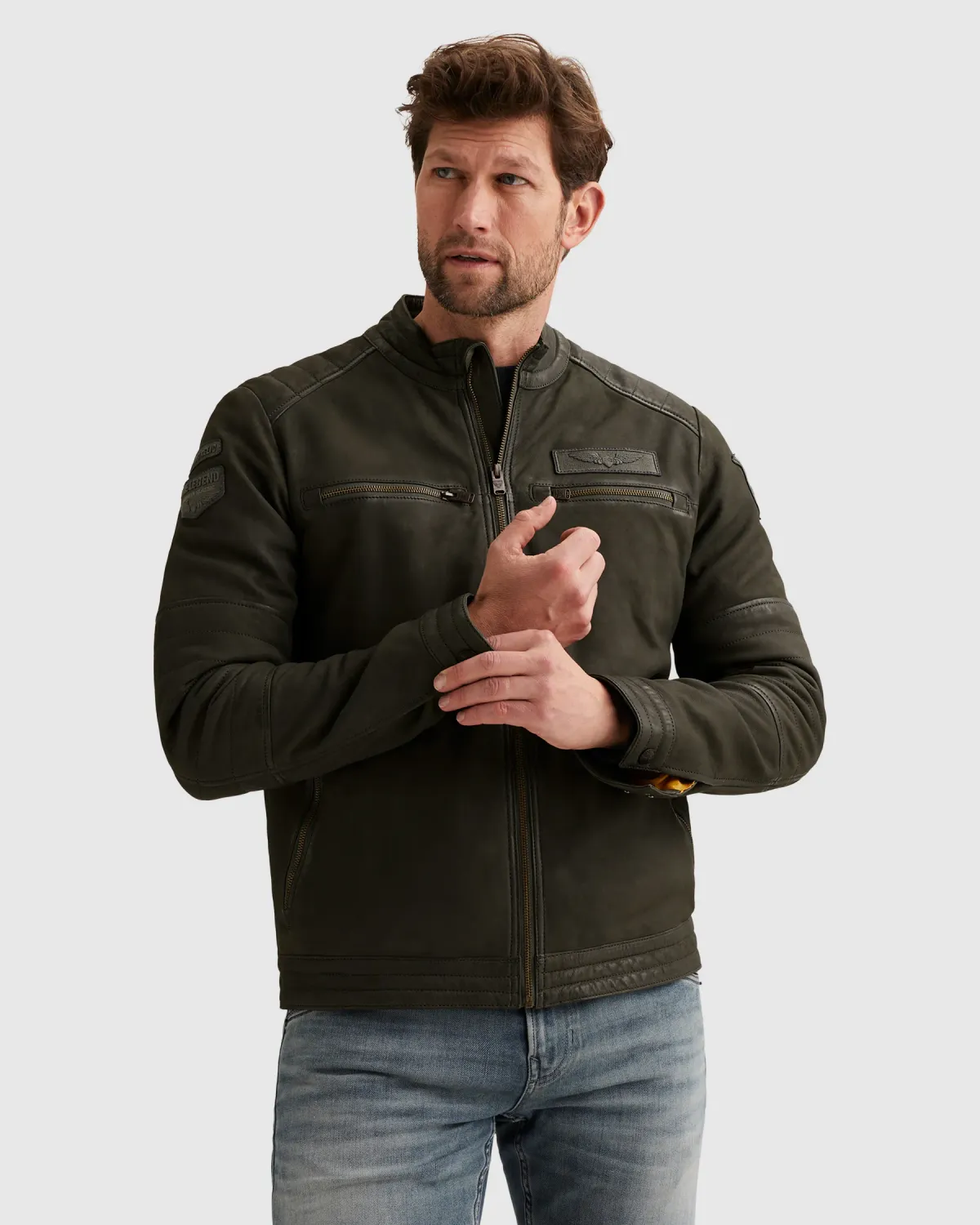 PME Legend Scraper leren jas