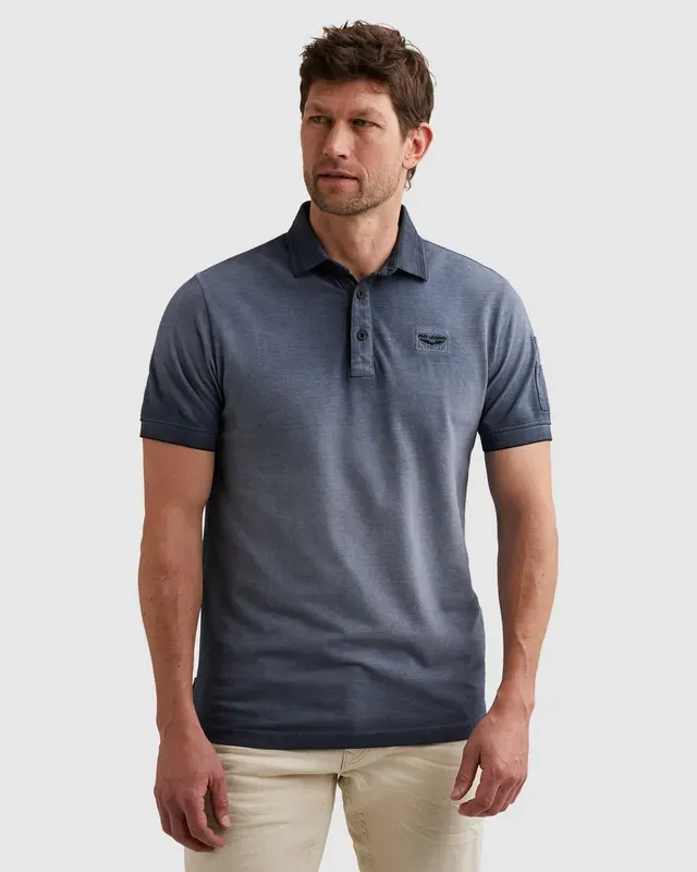PME Legend Polo van piqué met flight pocket