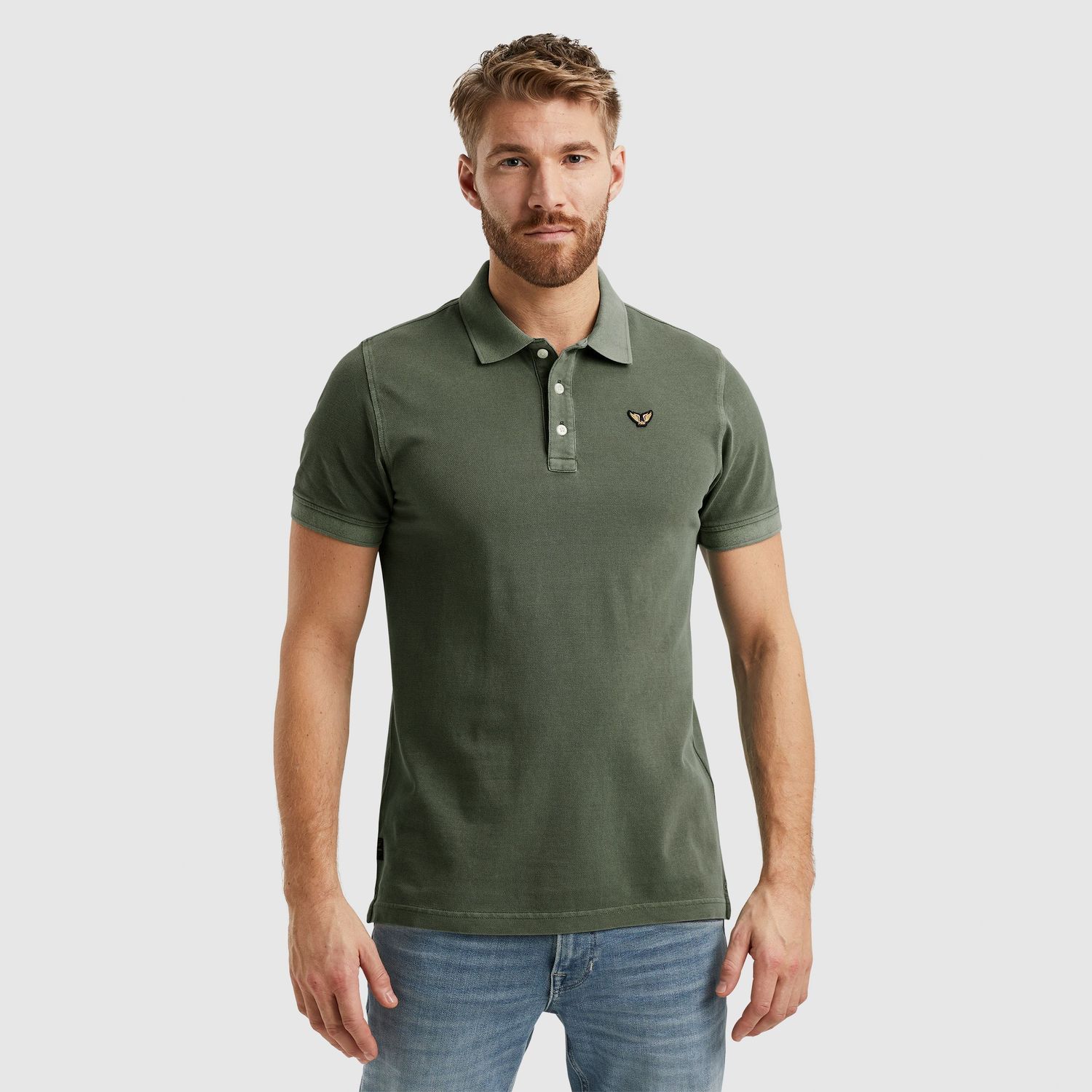 PME Legend | Polo met garment-dye wassing PPSS2504850-6149