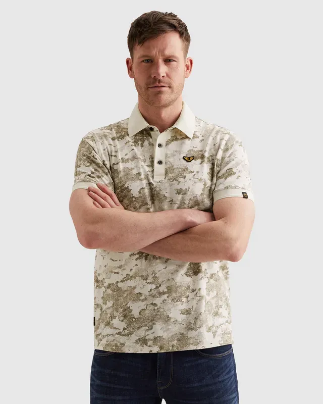 PME Legend Polo van slub jersey