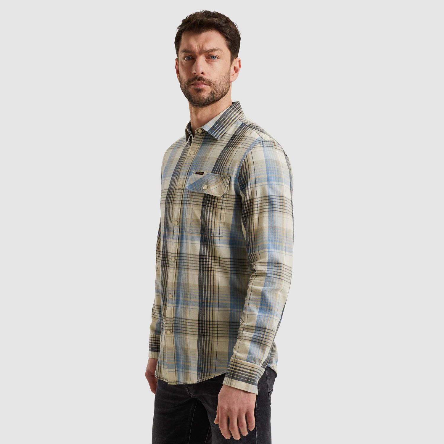 PME Legend | Overhemd met ruitpatroon PSI2502200-5393