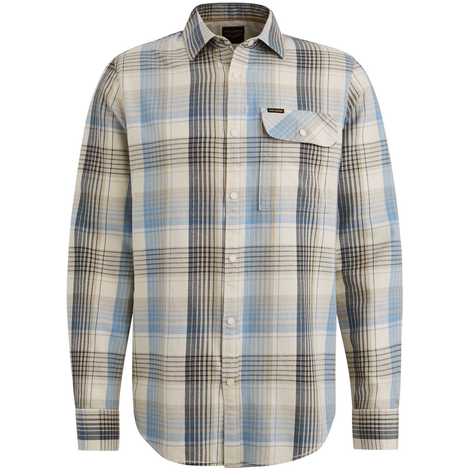 PME Legend | Overhemd met ruitpatroon PSI2502200-5393