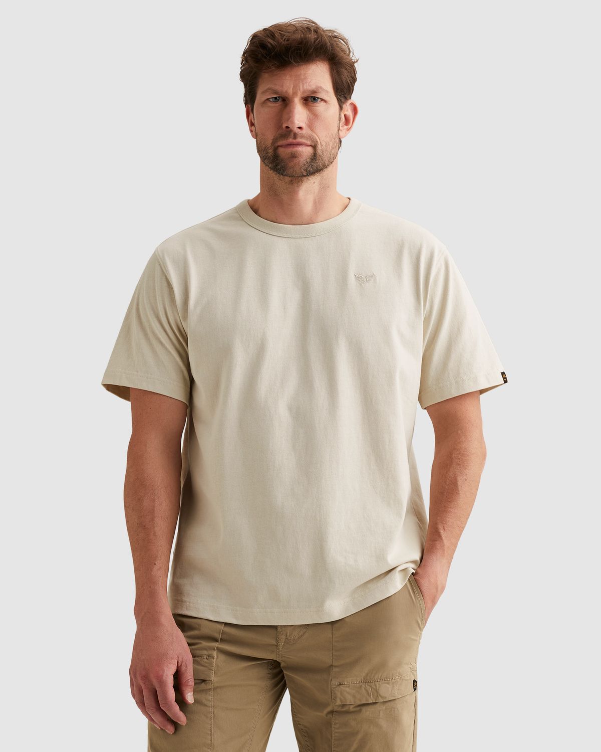 PME Legend Short sleeve r-neck heavy oe jerse Bone White PTSS2602598-7013