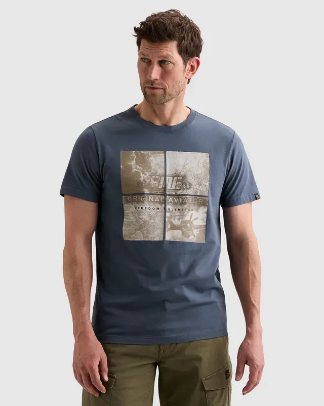 PME Legend T-shirt met groot artwork op de borst