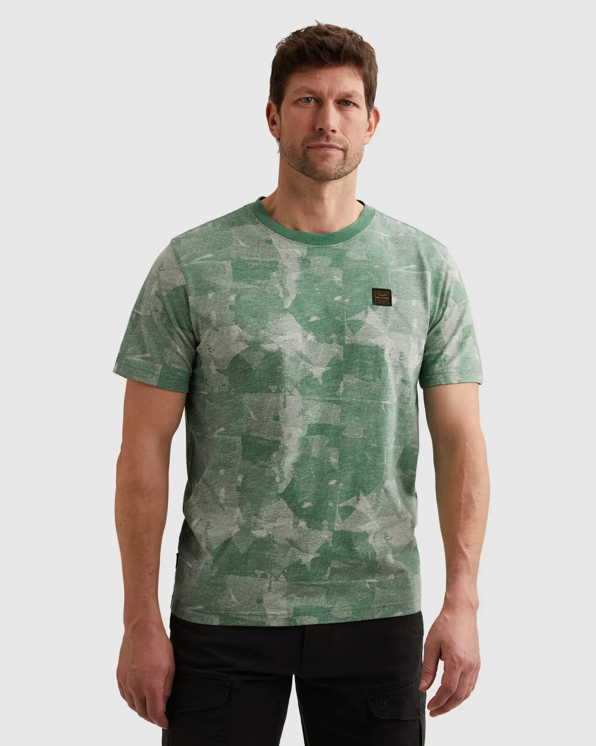 PME Legend T-shirt van jersey met allover print
