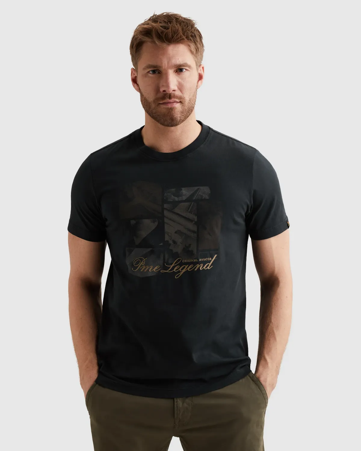 PME Legend T-shirt van jersey met stoer artwork