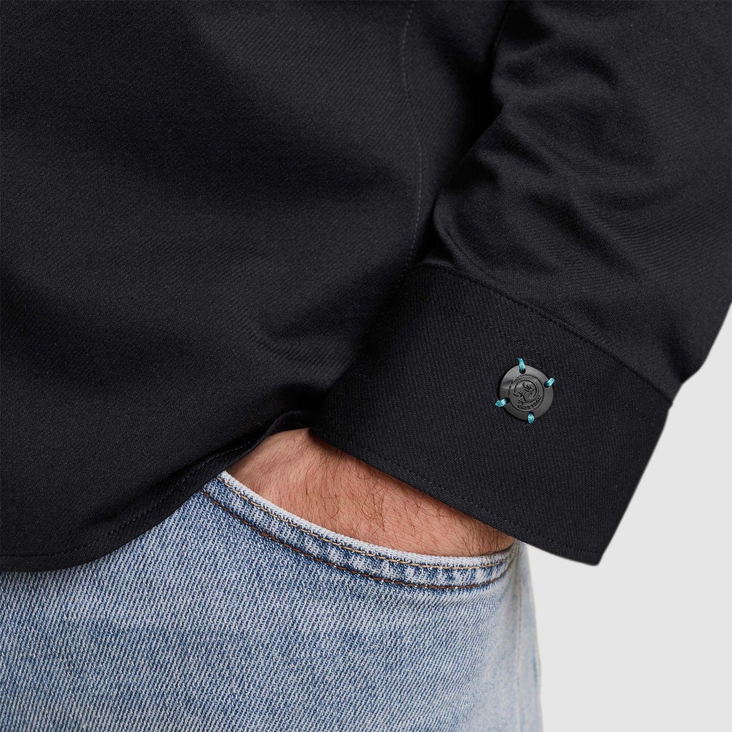 Cast Iron | Overhemd van twill jersey CSI2502200-999